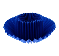 Blue Gogo paper hat, promotional party headwear