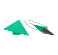 Triangle memo holder for displaying notes and photos