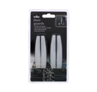 Four black car door protector guards