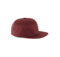 TOPMAN TEXTURED SNAPBACK CAP BURGUNDY