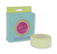 Glow in the dark self adhesive tape for safety and decoration