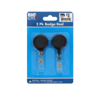Badge reel key chain 2 pack