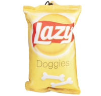 Plush Dog Toy Lazy Doggies Chips Bag