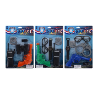 Police Action Play Set 6 Piece Kids Toy