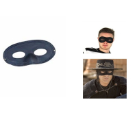 ZORO EYE MASK BLACK FABRIC DOMINO