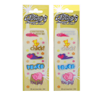 Bling peace sign stickers for crafts and customisation