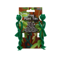 Twisty frog plant ties pack of two, close-up