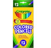 Crayola Pre Sharpened Coloured Pencils 12 Pack