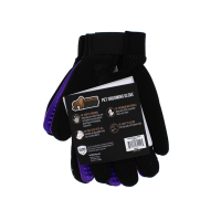 Pet Grooming Glove Purple