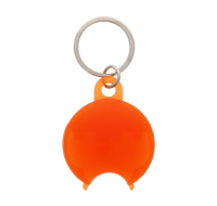 COIN HOLDER ORANGE KEYCHAIN