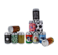Mini Money Tin Cans Asst Design