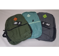 Plain Canvas Multi Colour School Backpacks