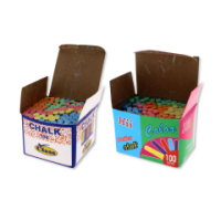 Chalk Set Assorted Colours 100 Pieces
