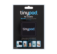 Re-usable microfibre cleaning pad for monitors