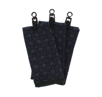 Men Navy Handkerchief Floral Wool