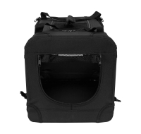 Foldable black PET carrier large size