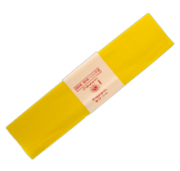 Yellow crepe paper roll, 50x250cm, bright colour