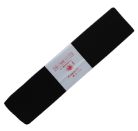 Black crepe paper roll, 50 x 250cm for crafts