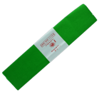 Lime green crepe paper roll, 50 x 250cm