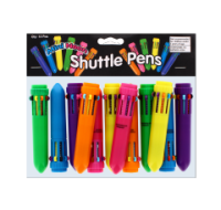 Shuttle Pens 10 Colour 12 Pack