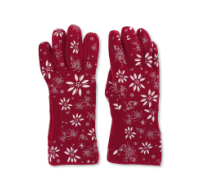 Large oven gloves with a charming daisy pattern