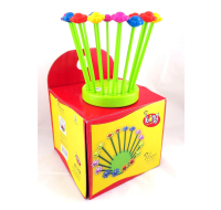 Flower plastic knife holder for desk organisation