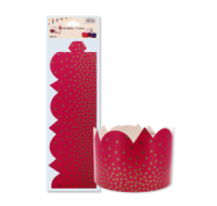 Pink birthday crown for adults and children, three pieces