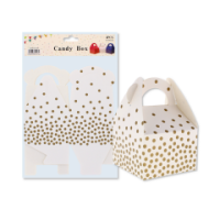 White Candy Boxes Set of 4 : 9x9x6 cm
