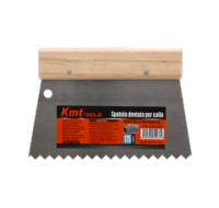175mm adhesive trowel with wooden handle and stainless steel blade