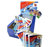 FOOTBALL MANIA 3 PACK 3D CARDS 100PCS