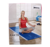 Pink yoga towel for hygienic and comfortable practice