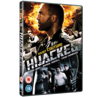 Hijacked DVD cover featuring the action thriller film.