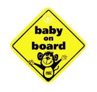 FOAM BABY ON BOARD SIGN