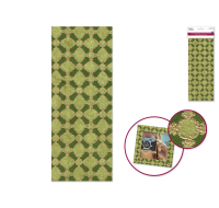 Designer Fabric Crop-It Sticker Moroccan Green for crafts