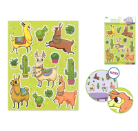 Glitter Llama Wall Art Clearance Product