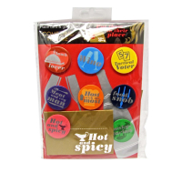 Pack of 9 place cards and guest badges