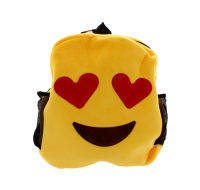 Large Heart Eyes Emoji Backpack for wholesale