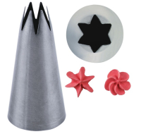 OPEN STAR CAKE DECORATING NOZZLE 