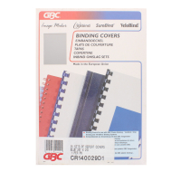 Blue binding covers in sets of 25