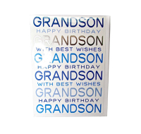 GRANDSON HAPPY BIRTHDAY CARD