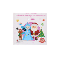 Christmas Book with Personalised CD featuring Elsie