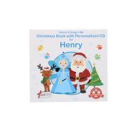 Christmas Book with Personalised CD Henry for children