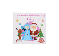 Christmas Book with Personalised CD featuring Lucy