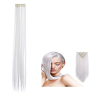 CLIP IN HIGHLIGHTS HAIR EXTENSION WHITE