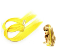 CLIP IN HIGHLIGHTS HAIR EXTENSION YELLOW