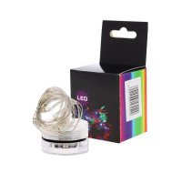 LED COPPER STRING GREEN 10 LIGHTS 1 METER