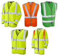 HIGH VISIBILITY STANDARD VESTS ASSORTED COLOURS & SIZES