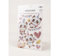 Assorted cute animal wall stickers for children's rooms