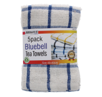 Terry Tea Towels 5 Pack assorted colours