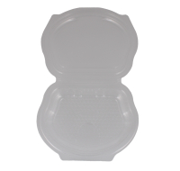PLASTIC CONTAINER FOOD SMALL ROUND